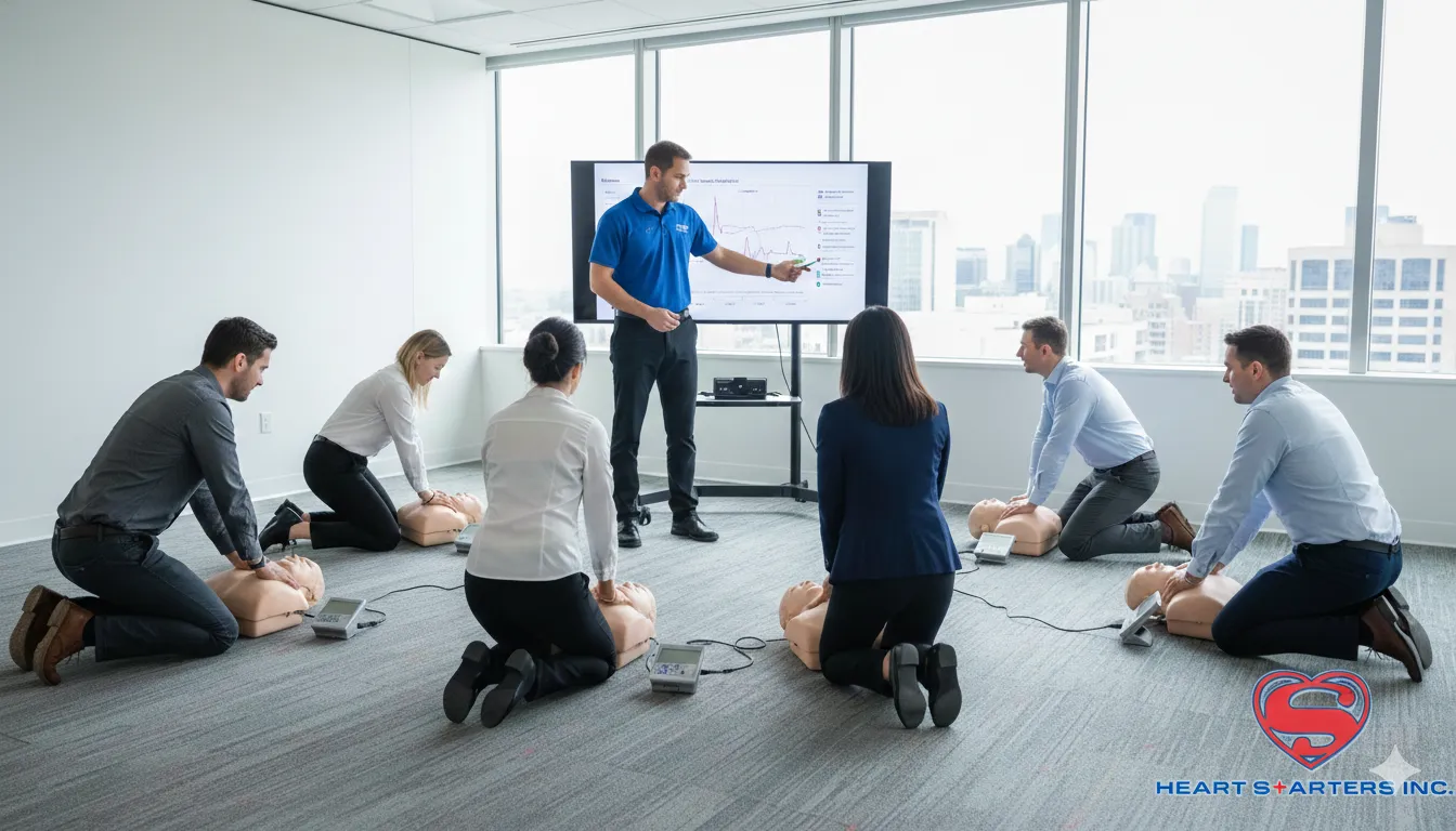 Group BLS training in Hamilton