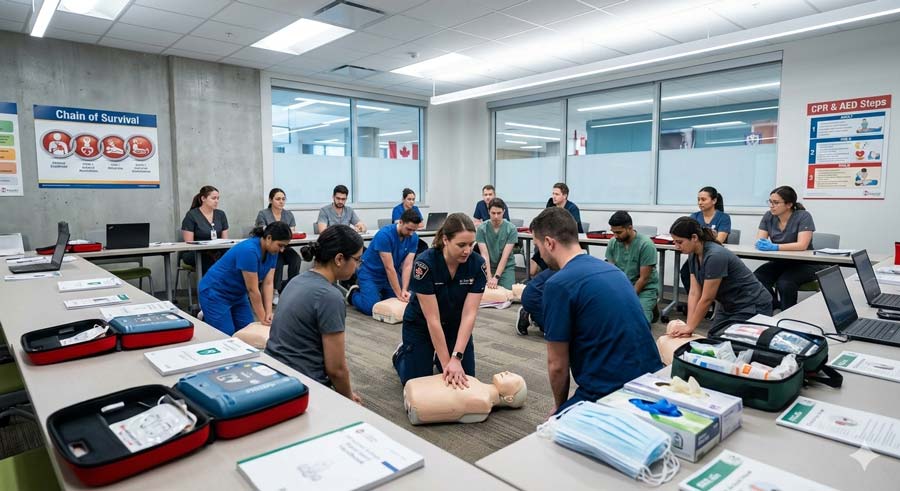 The Operational Benefits of Scheduling First Aid and CPR Training in Waterloo On-Site