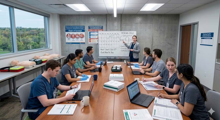 Planning Ahead – When Teams Should Renew BLS Certification in Pickering