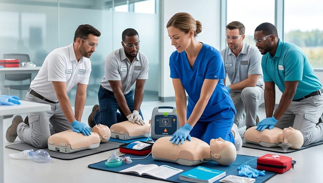 Construction Companies: Why Group CPR Training Matters